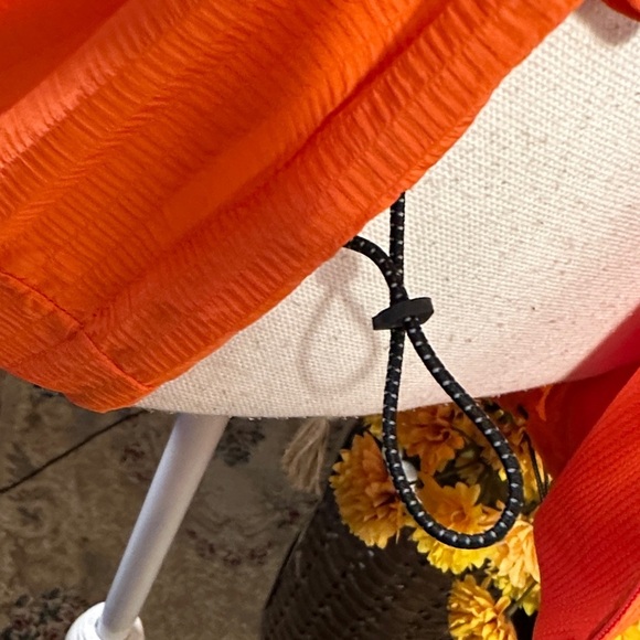 Gymshark Women's High Viz Orange Front Zip Long Sleeve workout Jacket - Picture 12 of 12